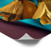 kleine afrikanische Prinzessin, Schwarze Geschicht Poster (Ecke)