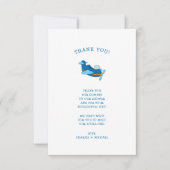 Kleine Airplane Babydusche danke (Vorderseite)