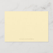 Kleine Alberne Gänsedusche für Mama Begleitkarte (Rückseite)