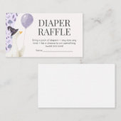 Kleine Alberne Gänsedusche Windelwanne Begleitkarte (Vorne/Hinten)