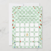 Kleine Alberne Gänseneutrale Babydusche Bingokarte Einladung (Vorderseite)