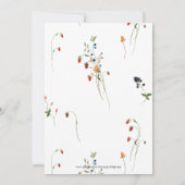 Kleine Alberne Gänseneutrale Babydusche Bingokarte Einladung (Rückseite)