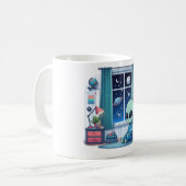 Kleine Alien Kaffeetasse (Vorderseite Links)
