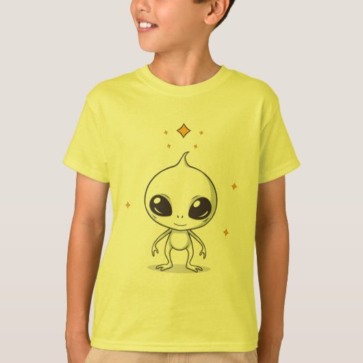 kleine Alien T-Shirt (Vorderseite)