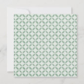 Kleine Alligator Square Babydusche Einladung (Rückseite)