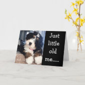 KLEINE ALTE ICH WÜNSCHE SIE FREUEN **70.** Karte (Gelbe Blume)