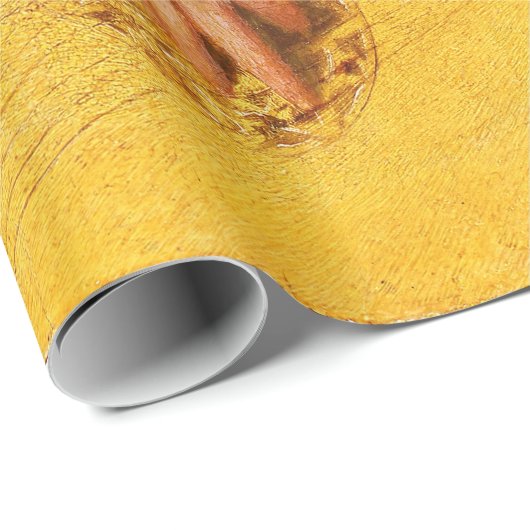 KLEINE ANGEL SPIELEN LUTE Music Making Cherub Geschenkpapier (Rolleneckpunkt)