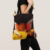 KLEINE ANGEL SPIELEN LUTE Music Making Cherub Tasche (Von Nahem)