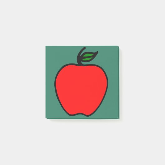Kleine Apple Post It Notizen Geschenk (Vorderseite)
