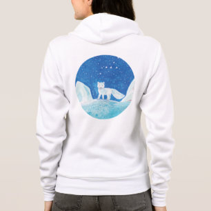 Kleine Arktis-Fuchs (Vulpes lagopus) Illustration  Hoodie