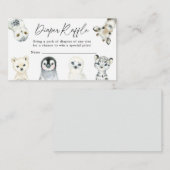 Kleine arktische Windelwaschmaschine Babyduschkart Begleitkarte (Vorne/Hinten)