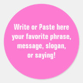 Kleine Aufkleber (3 Zoll) (Vorderseite)