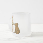 Kleine Augen, große Träume Mattglastasse (Vorderseite Links)