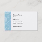 Kleine AusgangsVisitenkarten Visitenkarte (Rückseite)