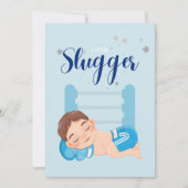 Kleine Baby-Announcement-Karte Ankündigung (Vorderseite)