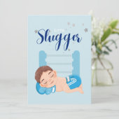 Kleine Baby-Announcement-Karte Ankündigung (Stehend Vorderseite)