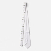 Kleine Baby muskie vektorkunst-Fischfarm Krawatte (Rückseite)