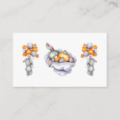 Kleine Babybrillenbücher für Babytickets Begleitkarte (Rückseite)