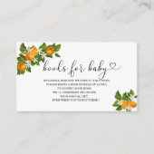 Kleine Babyduschbücher für Süssen Begleitkarte (Vorderseite)