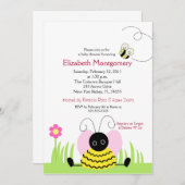 Kleine Babydusche 12x18 Einladung (Vorne/Hinten)