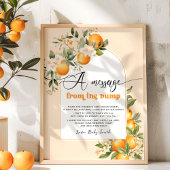 Kleine Babydusche aus der Süsse Poster