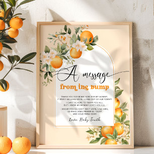 Kleine Babydusche aus der Süsse Poster