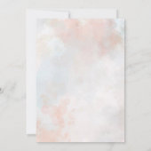 Kleine Babydusche Einladung (Rückseite)