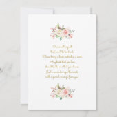 Kleine Babydusche Einladung (Rückseite)