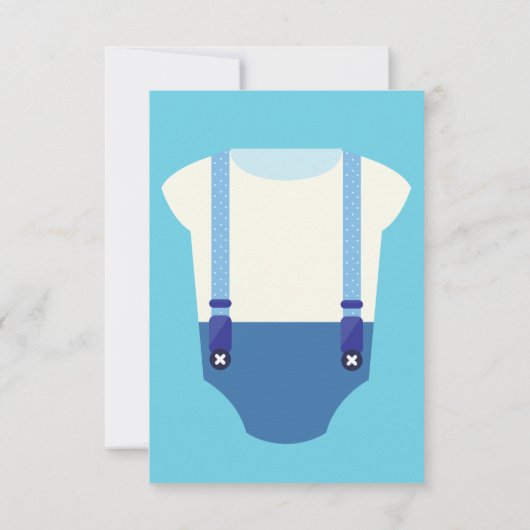 Kleine Babydusche Einladungskarte Einladung (Rückseite)