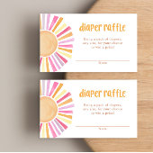 Kleine Babydusche - Gewinnkarten Begleitkarte