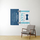 Kleine Babydusche, Navy, Baby Blue Wandteppich (Beispiel (Horizontal))