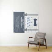 Kleine Babydusche, Navy, Grau Wandteppich (Beispiel (Horizontal))