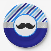 Kleine Babydusche Papierplatte Pappteller (Vorderseite)