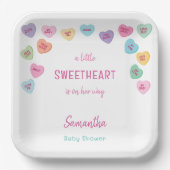 kleine Babydusche Pappteller (Vorderseite)