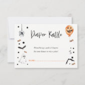 Kleine Babydusche-Windeln-Gewinnkarte Einladung (Vorderseite)