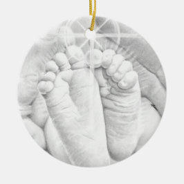 Kleine Babyfütterung Keramik Ornament