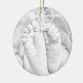 Kleine Babyfütterung Keramik Ornament (Links)