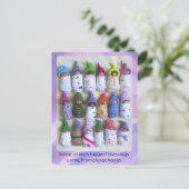 Kleine Babys, große Gruppe, die größten Segnungen  Postkarte (Stehend Vorderseite)