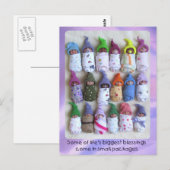 Kleine Babys, große Gruppe, die größten Segnungen  Postkarte (Vorne/Hinten)