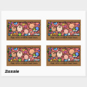 Kleine Babys im Spiel Custom Promo Aufkleber (Blatt)