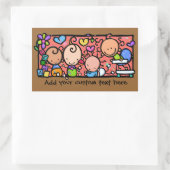Kleine Babys im Spiel Custom Promo Aufkleber (Tasche)