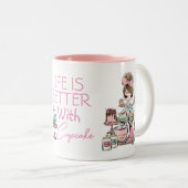 Kleine Bäckereibetriebe, Tasse von Kuchen, Zweitei (VorderseiteRechts)