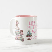 Kleine Bäckereibetriebe, Tasse von Kuchen, Zweitei (Vorderseite Links)