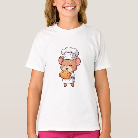 Kleine Backmaus Kinder T-Shirt (Vorderseite)
