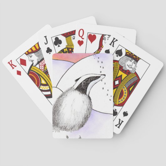 Kleine Badger Spielkarten (A430) (Rückseite)