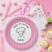 Kleine Baker-Katze Pappteller (Party)