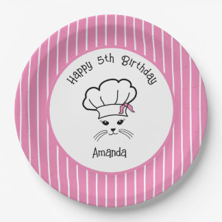 Kleine Baker-Katze Pappteller