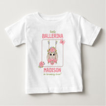 Kleine Ballerina Babybunny Girl Geburtstag blühend