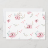 Kleine Ballerina buchen Einladung (Rückseite)