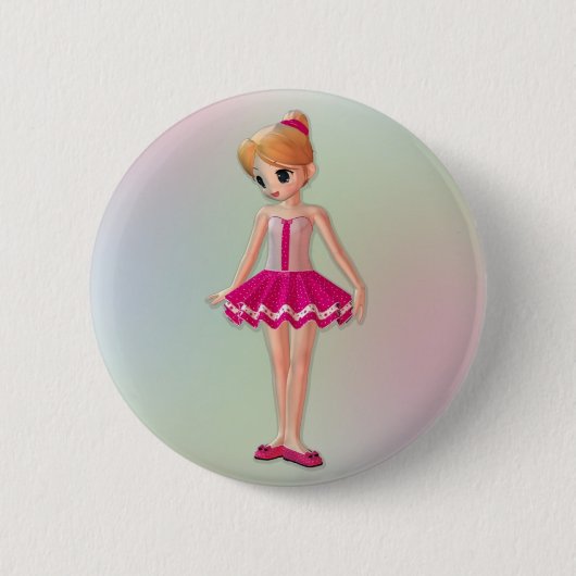 Kleine Ballerina Button (Vorderseite)